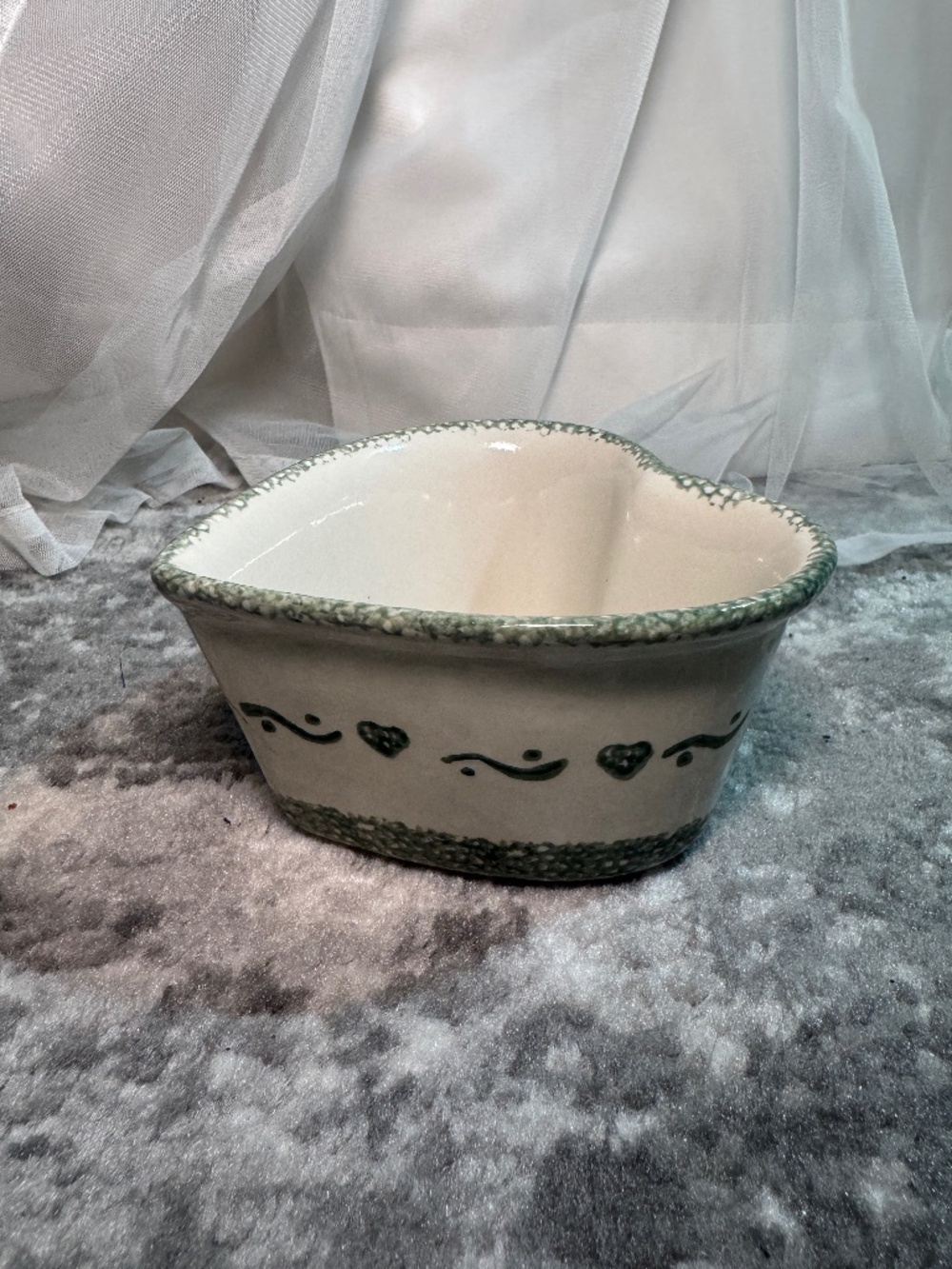 Vintage Teamson Heart Shaped Bowl, 1996.